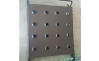 Iron Construction Folding Ladder Work Platform Easy to Install Ladder Work Platform Heavy-Duty Rust-Proof for Contractors, Painters, Workshop