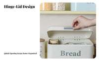 Space-Saving Nordic Design Countertop Box Sturdy Material Multi-Purpose Storage Bin Rust-Resistant for Entryway, Office