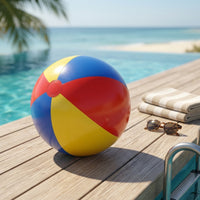 Inflatable Beach Ball Glossy Beach Ball Beachball Stays Inflated Pool Toy Non for Kids, Outdoor Games
