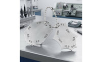 Fabrication Seam Gauge Portable Weld Inspection Gauge Weld Inspection Ruler Compact Metal for Welders, Quality Control