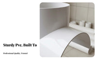 PVC Leak Repair Fitting Easy Installation Clamp-on Pipe Tee Pressure Resistant PVC Saddle Tee for Plumbers, Handymen, Bathrooms, Basements, Workshop