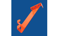 Power Tool Storage Hook Slanted Arm Mounting Bracket Orange Finish
