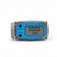 Impeller Stream Meter with Digital Screen Display Electronic Fuel Stream Meter with Digital Screen Display Compact for Liquid Measurement