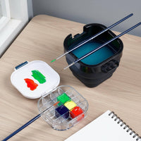 Empty Paint Palette Box Multi-Functional Empty Watercolor Palette Paint Tray with Lid Lightweight Easy to Clean for Painters
