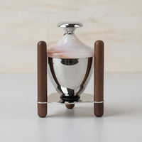 Coffee-Themed Sculpture with Wood Modern Coffee Station Decoration Minimalist Tabletop Ornament for Home Baristas, Kitchen Counter