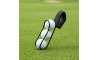 Black Portable Golf Ball Clip Stretched Clamp-on Golf Ball Holder Easy to Attach Sports Accessory Attachable