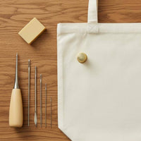 11 Pieces DIY Leather Craft Tool Bag Set Handmade Waxed Thread Leather Kit for Workshop