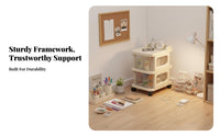 Rolling Drawer Cabinet Easy Assembly Multi-Drawer Rolling Cart