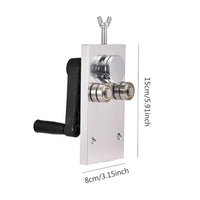 Fret Bender with Crank Handle Accurate Fretwire Bender Time-Saving Fret Wire Bending Tool for Guitar Technicians, Luthier Workshop