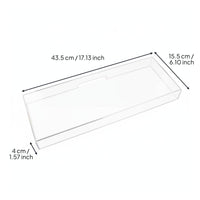 Acrylic Keyboard Cover Dustproof Mechanical Keyboard Protector Mechanical Keyboard Dust Cover for Pet Owners, Enthusiasts, Office