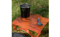 Food-Grade PP Card-Style Folding Table Lightweight Portable Small Table Compact Outdoor Furniture for Camping, Picnics