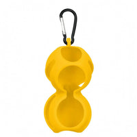 Silicone Golf Ball Holder Portable Double Golf Ball Holder Sports Accessory Easy to Clean Tear-Resistant for Golfers