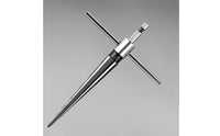Long-Lasting Steel T Handle Tapered Reamer Clean Material Removal Tapered Reamer Versatile Manual Hole Enlarger Hardened Cutting Edges for Luthiers, Guitarists, Instrument Maintenance, Workshop