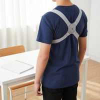 Invisible Smart Posture Brace Discreet Under Clothes Hunchback Corrector Strap Lightweight Back Posture Corrector Angle Monitoring for Children, Students, School, Study, Desk Work