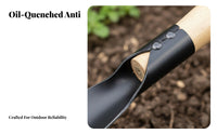 Manganese Steel Tool Outdoor Digging Tool Versatile Wood Handle Weeding Trowel for Clam Diggers, Yard Work, Beachcombing, Camping