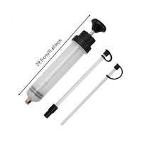 Fluid Tool Clear Barrel Tube-Connected Pump Transparent Tubes