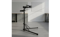 Quick Release Cycle Repair Stand Adjustable Height Cycle Maintenance Stand Foldable Workshop Equipment With Tool Tray for Garage