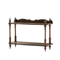 3-Tier Corner Stand Retro Design 3-Step Corner Product Stand Multitier Storage