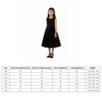 Lined Inside Black Sequin Princess Dress Easy to Clean Girl's Tulle Performance Gown Sleeveless Sequin Bodice Dress for Students, Recital, Party, Wedding