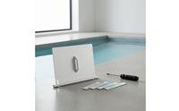 Flat Rectangular Replacement Skimmer Door Flap Hinge-Style Pool Skimmer Door Flap White Mounting Tabs