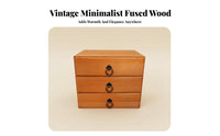 With Drawers Multi-Drawer Desk Cabinet Retro and aesthetic Multi-Compartment Desk Organizer Multifunctional Office Supply Holder Multiple Compartments for Home Organizers, Students, Study Room, Vanity, Bedroom, School