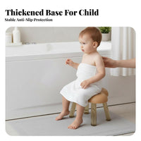 Anti-Slip Design fluffyShaped Stool Thickened Construction children's Furniture Multi-Purpose Small Seat Multifunctional for children, Toddlers, Parents, Bathroom, Playroom, Bedroom, Living Room