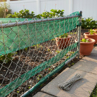 100 Pieces Chain-Link Fence Tie Stainless Steel Chain Link Fence Tie Flexible Fastener for Gardens