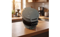 Burger Maker Electric Sandwich Maker Double-Layer Breakfast Cooker for Students, Individuals, Dorm Rooms, Small Kitchens