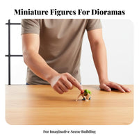 1:64 Scale Figure Realistic Features Miniature Climber Model Rock Climbing Figure High Intricacy Sports Theme Figurine