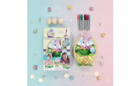 Lights and Music Easter Egg Painting Machine Family Fun Activity DIY Christmas Tree Decorator Kit Rotating Art Toy Quick Drying Markers for Children
