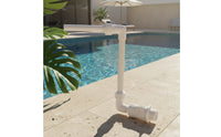 Easy Installation Double Head Pool Fountain Long-Lasting Construction Swimming Pool Waterfall Sprinkler Relaxing Ambiance for Aquatic Ponds, Elevated Ground Pools, Spas