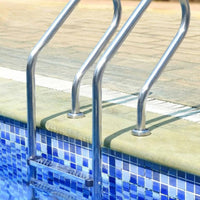 5-Step Pool Ladder Rust-Resistant Stainless Steel Pool Ladder Non-Slip for Swimmers, in-Ground Pools