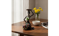 African Lady Figurine Decorative African Woman Figurine Sculptural Decoration for Living Room
