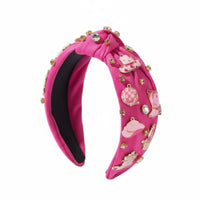 Crystal Hairband Shimmering Crystal Headband Stylish Hair Hoop Sparkling Embellished Headband Statement Piece for Everyday Wear