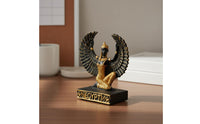 Ancient Egyptian Goddess Isis Figurine Collectible Ancient Deity Sculpture Gift Idea Nile Valley Figurine for Entryway