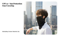 Protection Face Cover UPF 50 Protection Neck Guard Breathable Cycling Face Cover Lightweight Cooling Sun Face Cover