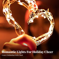 light-emitting diode line Lightss contact-friendlyuch-friendly tiny light-emitting diode Wire Lights Warm radiance for Party, Patio