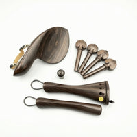 Wooden Violin Peg Tapered Violin Tuning Peg Fiddle Replacement Parts Carved Fiddle Parts Polished for Luthier, Repair Shop