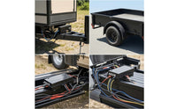 7 Way Trailer Cord Heavy Duty 7 Way Trailer Junction Box Black for RV