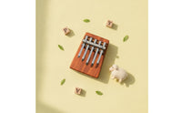 Children's Thumb Piano   Compact  Rounded Corners Wooden Mbira for Play