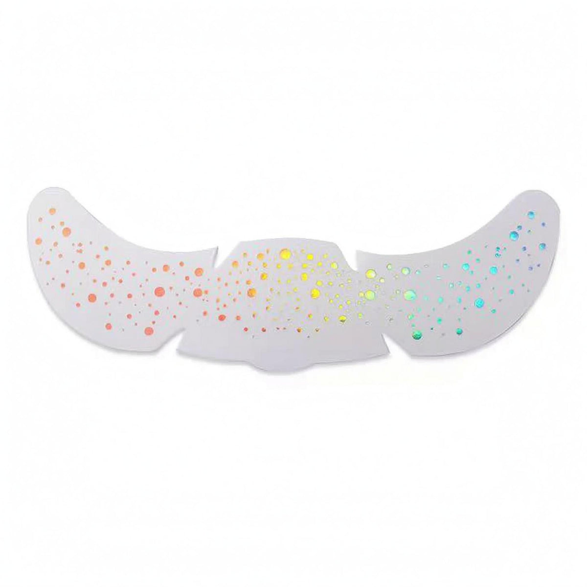Face Tattoo Sticker Sheet Curved Shape Shimmering Face Tattoo