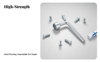 Multi-Purpose L-Shaped Hex Wrench High Rotational Force L-Shaped Hex Tool Long-Lasting Spanner Effort-Saving for DIY Enthusiasts, Technicians, Home Repair, Tight Areas, Car Maintenance, Workshop