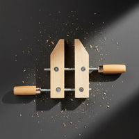 Parallel Clamp with Wooden Body Wooden Manual Screw Fastener Clamp Heavy-Duty Tool for Luthier, Workshop, Instrument Making