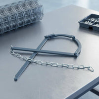 Barbed Wire Tightener Curved Clamping Head Farm Hardware Chain Attached