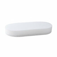 Multi-Surface Shower Cleaning Brush Replaceable Pads Bendable Sponge Brush Ergonomic Handle Flexible Tile Scrubber Non-Scratch for Kitchen