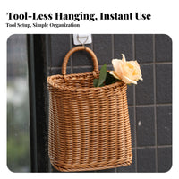 Woven interior Basket Easy to Install Household Storage Decorative Design