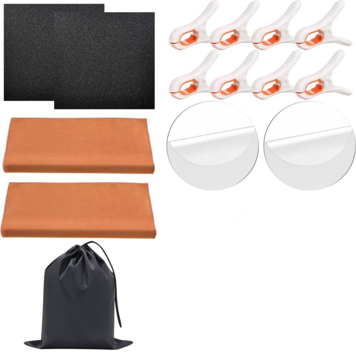 15 Pieces Card Cleaning and Pressing Set Complete Trading Card Flattening Kit Reusable Collector Supplies for Collectors