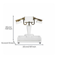 Crystal Telephone Figurine Modern Design Decorative Phone Sculpture Detailed Craftsmanship Vintage Telephone Statue for Showroom