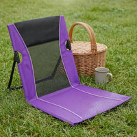 Mesh Back Floor Chair Carrying Bag Folding Floor Chair Lightweight