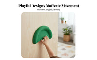 Rock Climbing Holds Kit Non-Slip Texture Artificial Rock Hold Indoor/Outdoor Use Promotes Enerobtainic Play for Home